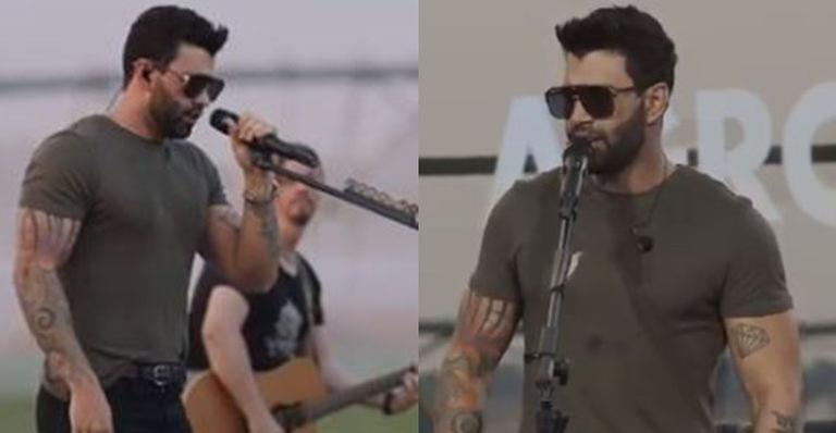 Abatido, Gusttavo Lima faz primeiro show após separação e divide os fãs: “Não é a mesma coisa”