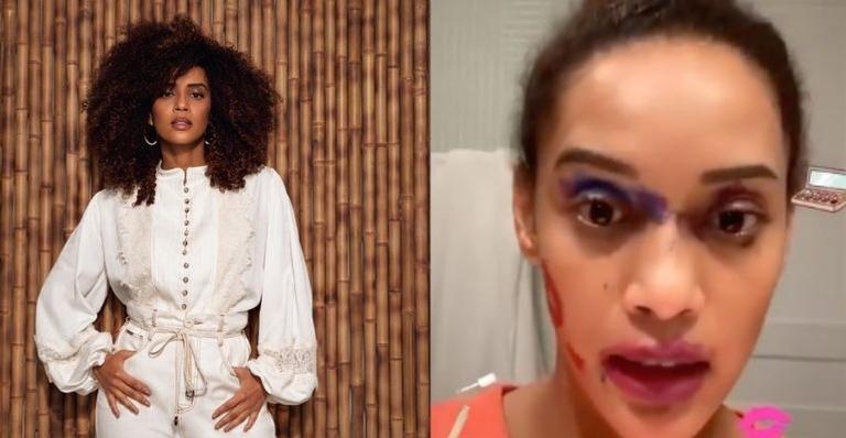 Taís Araújo exibe resultado de maquiagem feita pela filha: “Uma obra de arte”