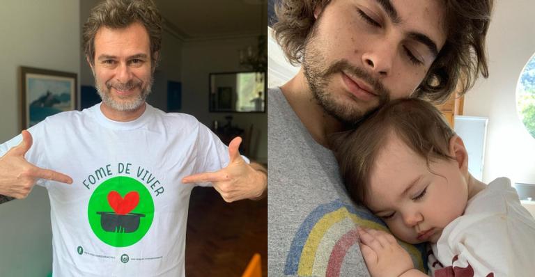 Pai de Rafa Vitti celebra aniversário da neta por vídeo-chamada: ”Realidade da pandemia”