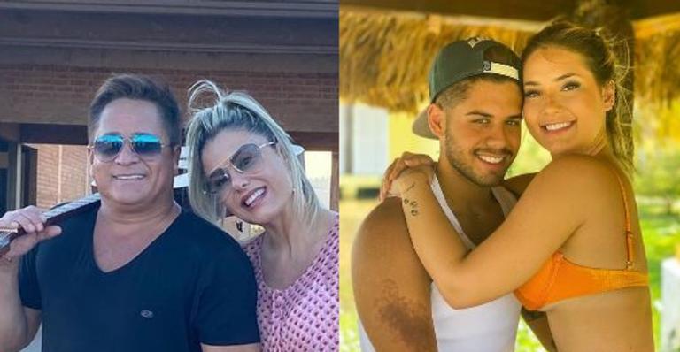 Poliana Rocha vê o futuro netinho pela primeira vez durante exames de Virginia e Zé Felipe: ”Vovó coruja”