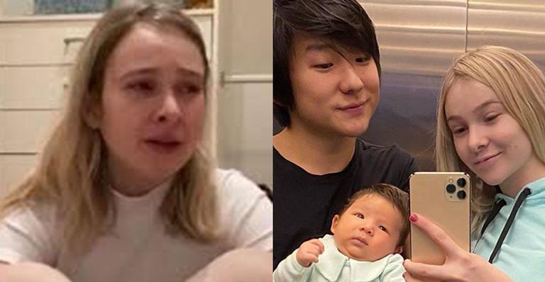 Esposa do ex-BBB Pyong Lee cai de escada com o filho bebê nos braços: “Desesperada”