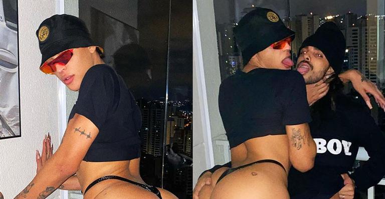 Pabllo Vittar agarra homão e posa de calcinha fio-dental em momento quente: “Essa raba não é normal”