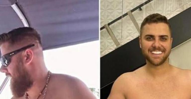 Zé Neto surpreende ao mostrar antes e depois de perder peso: ”Tá doido?!”