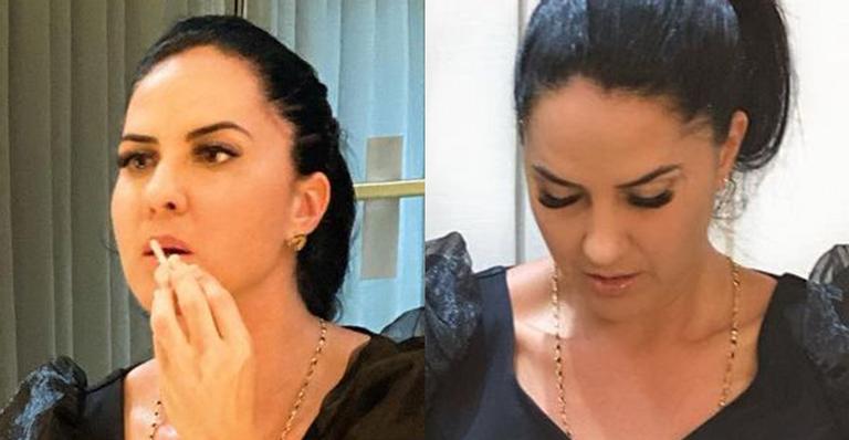 Noiva de Zezé di Camargo se arruma em 20 minutos e surge pronta para sair com look sexy: “Bati meu recorde”