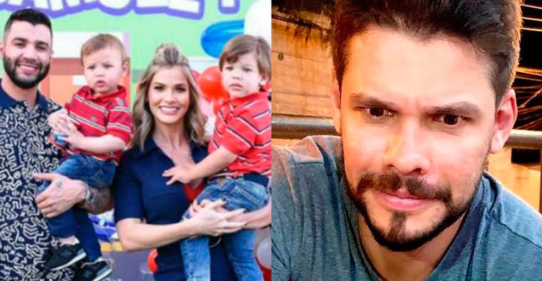 Irmão de Andressa Suita garante que não afastou Gusttavo Lima dos filhos: “Jamais impediria”