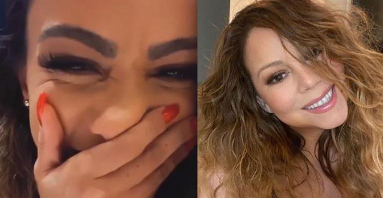 Tá podendo! Anitta se emociona ao encontrar presentão de Mariah Carey: ”Eu não acredito!”