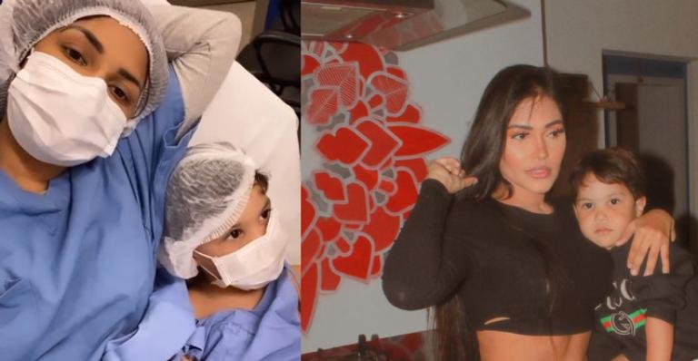 Aos dois anos, filho da ex-BBB Flay passa por cirurgia: ”Agora é recuperação”