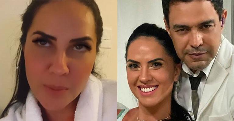 Noiva de Zezé di Camargo faz mudanças drásticas na preparação para ser mãe: “Estou tentando me limpar”