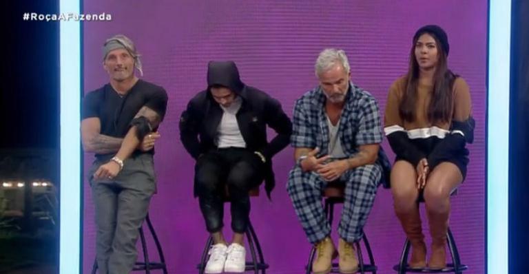 A Fazenda: Biel, Juliano Ceglia, Mateus Carrieri e Tays Reis formam a oitava Roça do reality