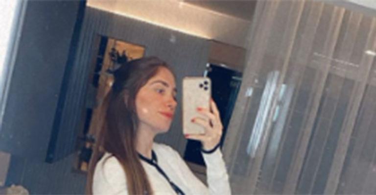 Só isso? Grávida, esposa de Alok impressiona os fãs ao exibir o tamanho do barrigão de 7 meses