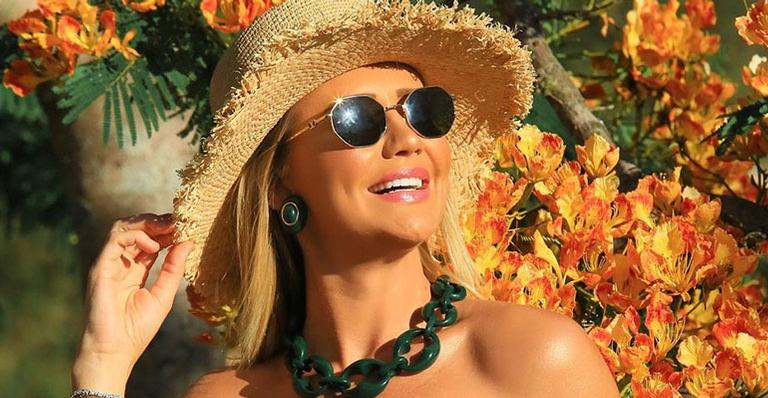 Esposa de Roberto Justus elege vestido luxuoso e produção caprichada para tarde no sítio: “Perfeita”