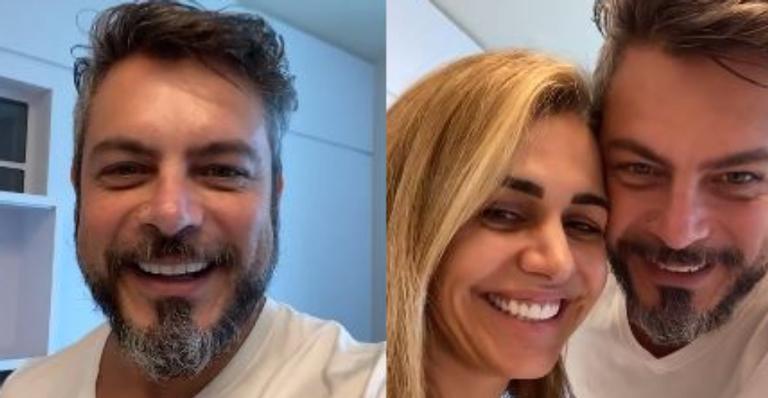 Luigi Baricelli celebra sucesso na cirurgia de remoção de câncer da esposa: ”Vencemos a primeira etapa”