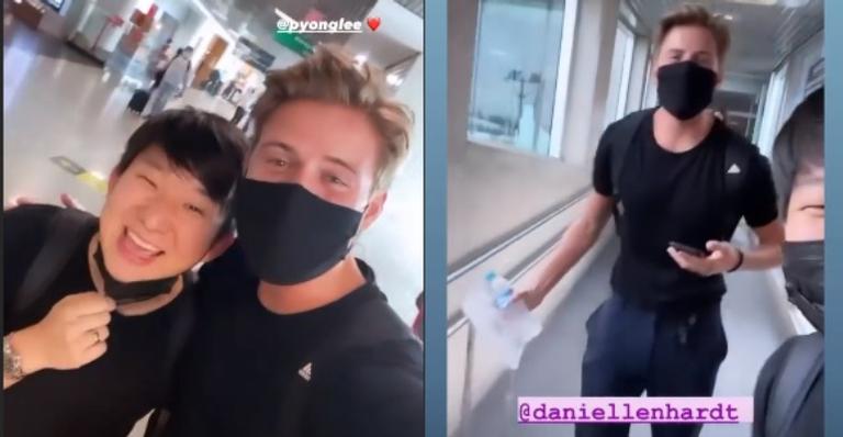 Pyong e Daniel se encontram pela primeira vez após ‘BBB 20’: ”Me emocionei”