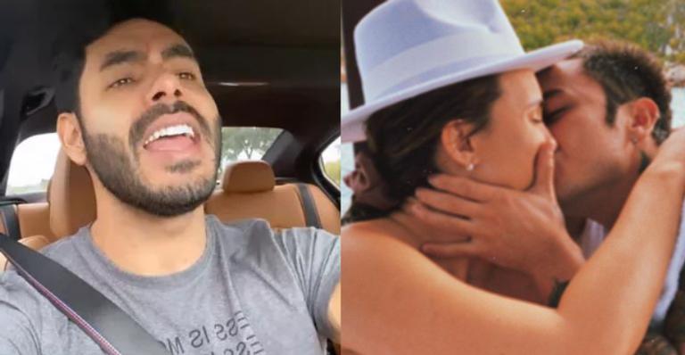 Ex-marido de Rafa Kalimann canta sofrência após início de namoro da influencer