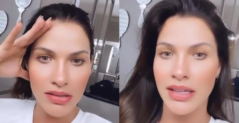 Após repaginada, Andressa Suita comenta novo visual e desabafa: ”Precisava de mudança”