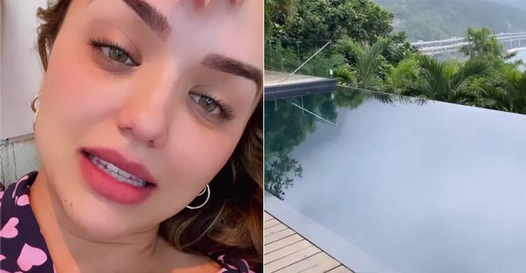 Ostentação! Rafa Kalimann aluga mansão luxuosa no Rio e tamanho impressiona: “Me perco”