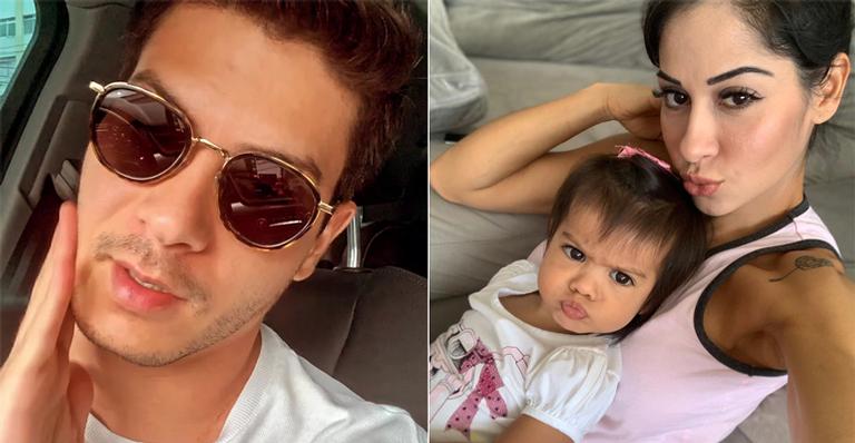 Arthur Aguiar dorme na mansão de Mayra Cardi após reação alérgica da filha, Sophia: “Ficar longe é pior”