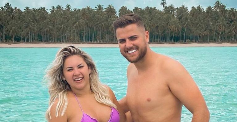 Magérrimos, Zé Neto e Natália Toscano exibem abdômen sequinho e impressionam com novo corpão