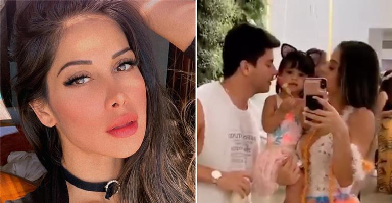Mayra Cardi e Arthur Aguiar fazem festa íntima na nova mansão da life coach: “Surpresa”