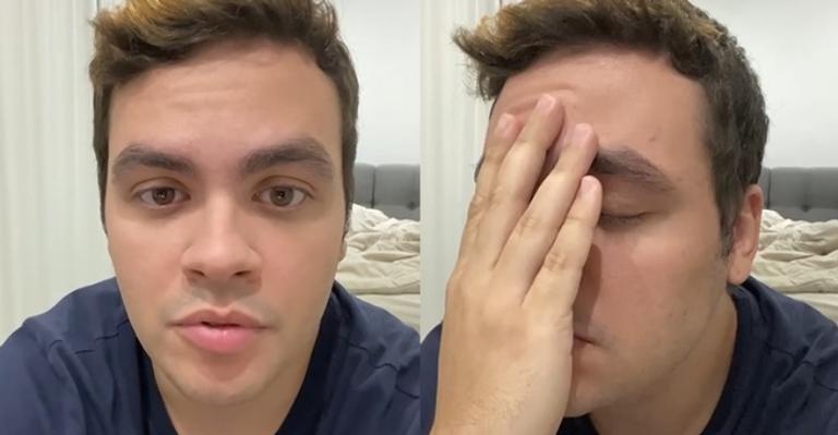 Com Covid-19, Luccas Neto fala de filho recém-nascido: “Não me esquece, por favor”
