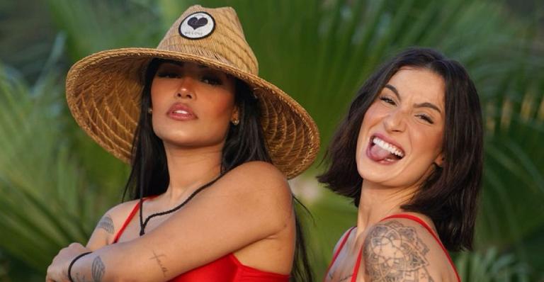 Abusadas! Ex-BBBs Flayslane e Bianca Andrade ostentam físicos espetaculares em clique de biquíni: ”Gatas!”