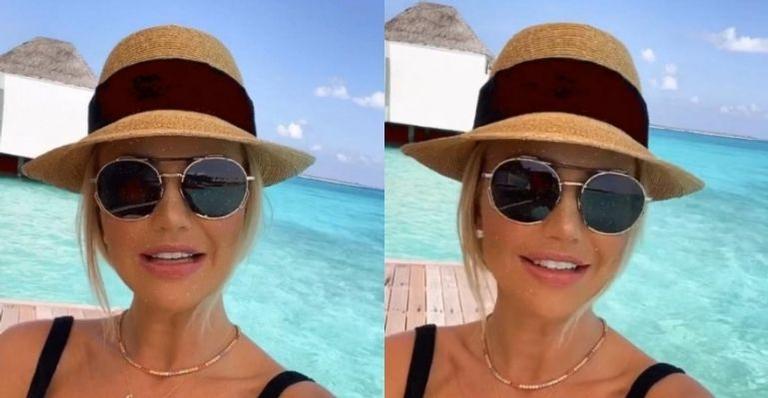 Ana Paula Siebert e Roberto Justus aproveitam segunda lua de mel nas Maldivas: “Coisa de outro mundo”