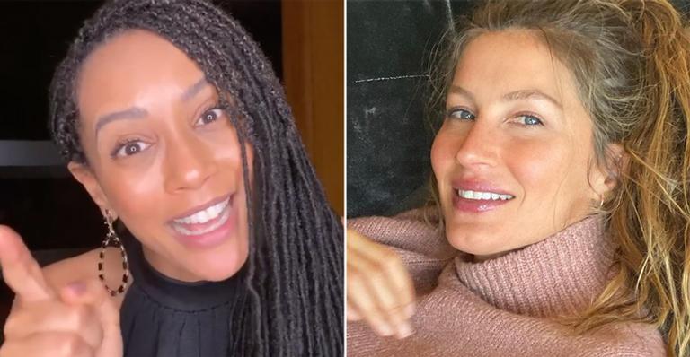 Íntimas? Taís Araujo relembra ensaio fotográfico antigo com Gisele Bündchen: “Amigas até hoje”