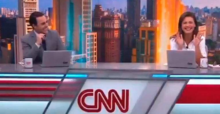 Âncoras da CNN Brasil caem no riso ao vivo e são obrigados a interromper notícias