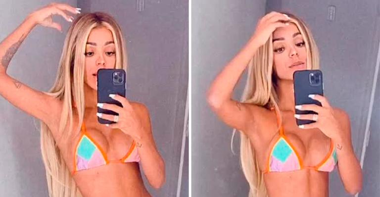 Uau! Brunna Gonçalves exibe corpão ao ganhar espelho ‘ostentação’: “Vão ter que me aturar”