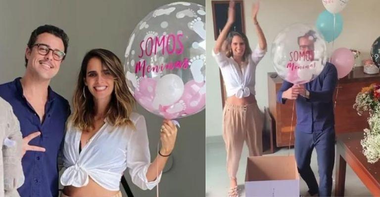 À espera de gêmeas, Joaquim Lopes mostra como foi o chá revelação: “Dia muito bonito”