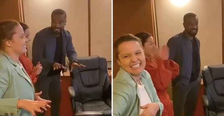 Maiara e Maraisa aparecem em estúdio de gravação com Alexandre Pires: “Carinho nada fake”