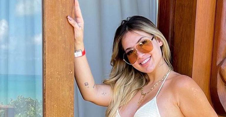Zé Felipe clica Virginia Fonseca de biquíni e barriga trincada choca fãs: “Você não está grávida?”