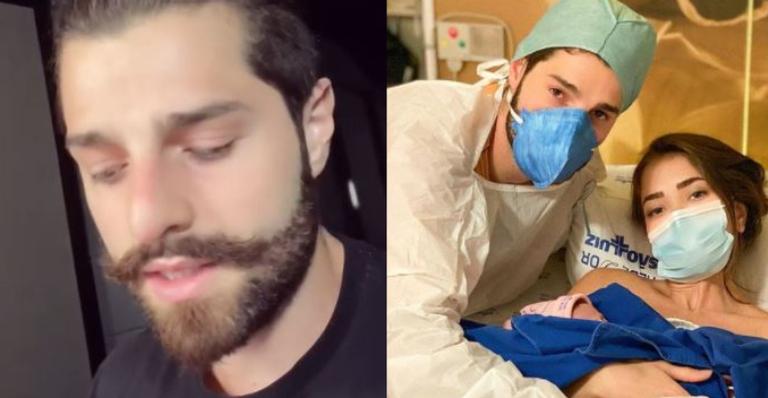 Após parto prematuro, Alok se emociona e lamenta distância da esposa e filha: ”Daria tudo para ficar com elas”