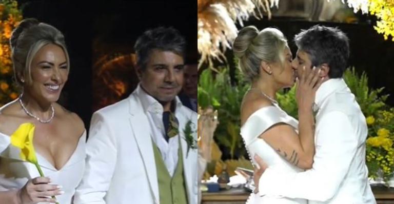 Enfim, casados! Aos 63 anos, João Kleber troca alianças com Mara Ferraz em cerimônia luxuosa