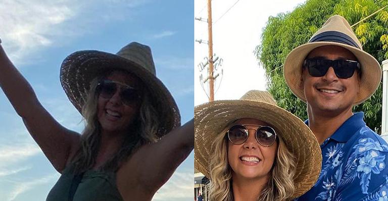 Aos 43 anos, Carla Perez surge exibindo corpo sequinho em viagem luxuosa com Xanddy: “No auge”