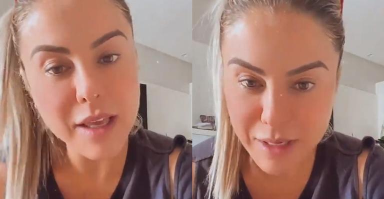Esposa de Leonardo testa positivo para Covid-19: “Estou sendo medicada”