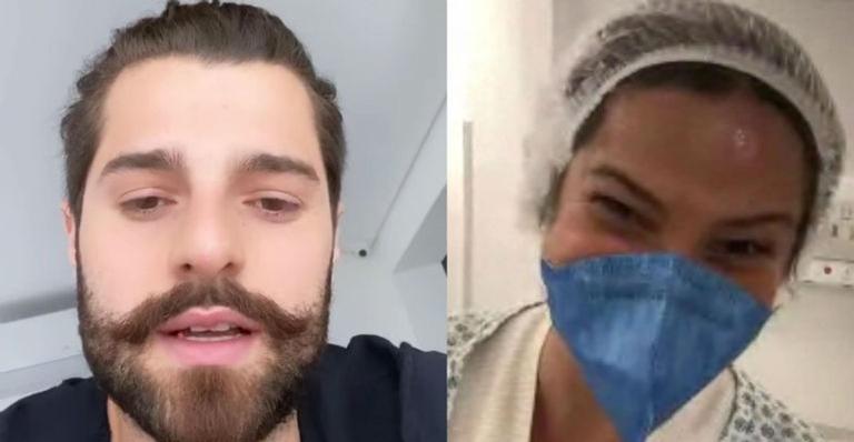 Alok vê filha recém-nascida internada na UTI por videochamada com a mãe: “Não poderia estar em melhor companhia”