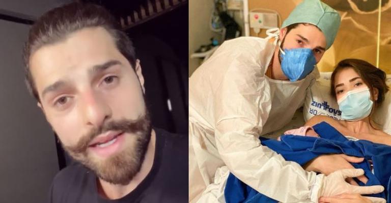 Esposa de Alok mostra corpo repleto de hematomas após parto prematuro da filha: “Marcas do amor”