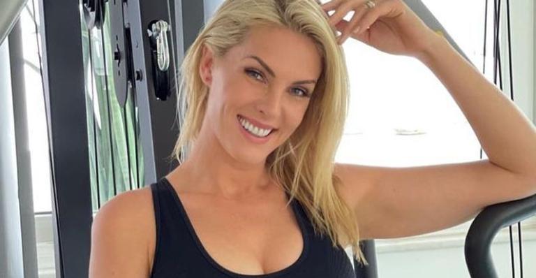Magérrima, Ana Hickmann ostenta corpão malhado logo cedo e contagia fãs com sua disposição: ”Mulherão!”