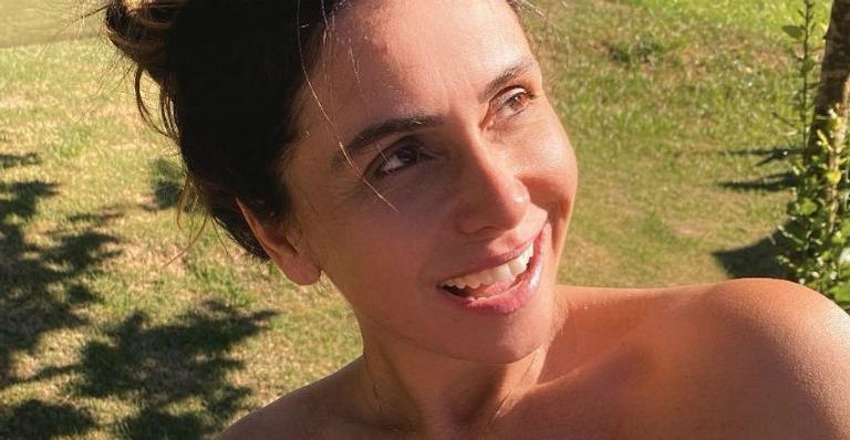 Com Covid-19, Giovanna Antonelli toma sol usando biquíni micro: “Uma dose de vitamina”