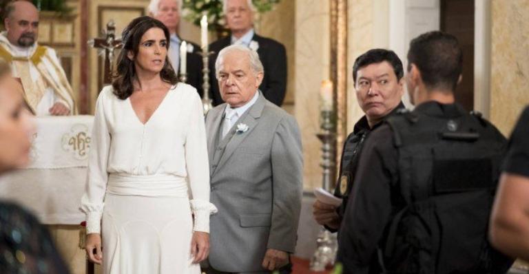 Haja Coração: Noivo de Rebeca é preso no altar antes do ‘sim’