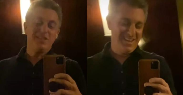 Luciano Huck sobe dezenove andares de prédio e descobre que esqueceu a chave