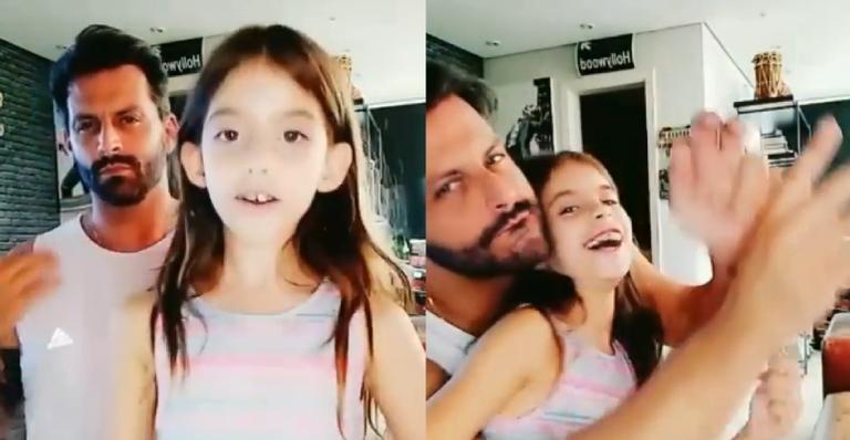 Henri Castelli surge dançando rap junto da herdeira: ”Começou a bagunça”
