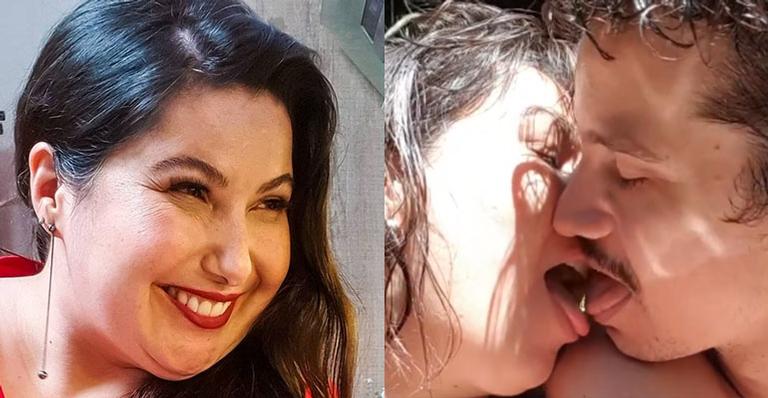 Mariana Xavier troca beijos molhados e protagoniza momento quente com o namorado: “Gostoso e sem pudor”
