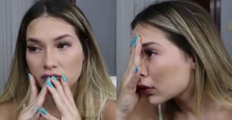 Abalada, Virgínia Fonseca chora em vídeo sobre diagnóstico de Zé Felipe que está com Covid-19: “Bem triste”
