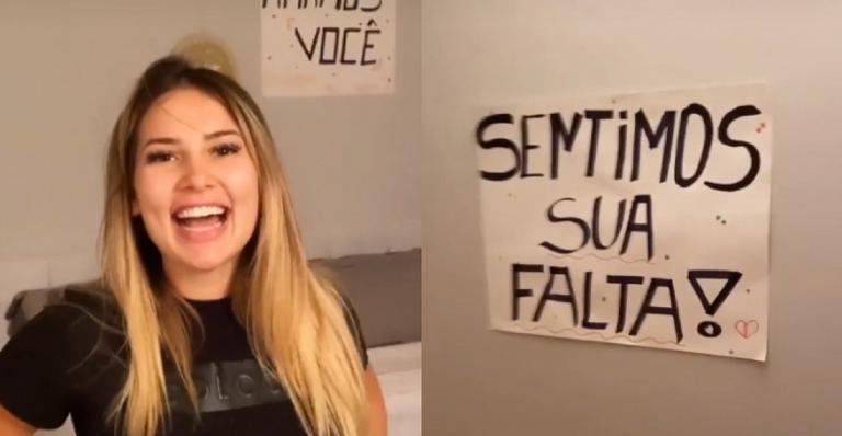 Virgínia Fonseca faz recepção calorosa para Zé Felipe após teste negativo para covid-19: “Sentimos sua falta!”