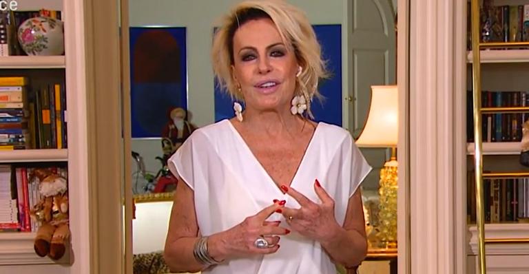 Ao vivo, Ana Maria Braga desmente boatos de aposentadoria: “Vê se eu levo cara disso”