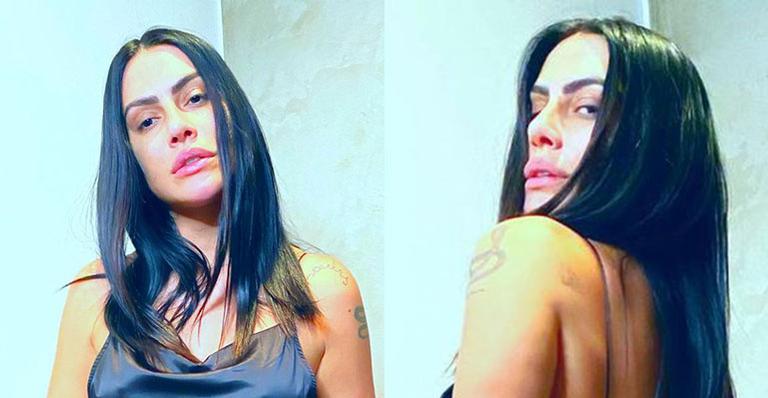 Cleo abusa da sensualidade e causa na noite de Natal com vestido curtíssimo: “Para destoar”