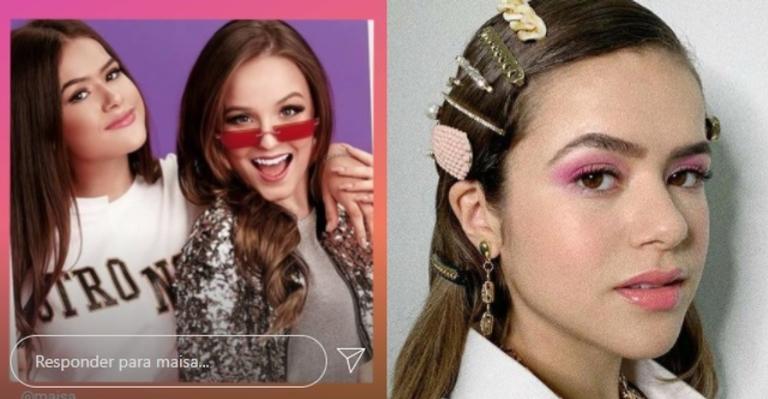 Maisa Silva resgata cliques com Larissa Manoela e faz linda homenagem: ”Saudades”