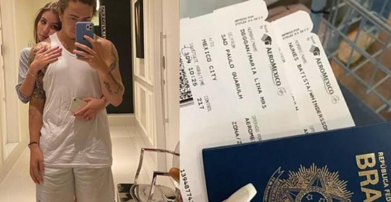 Whindersson Nunes faz viagem internacional ao lado da namorada, Maria Lina